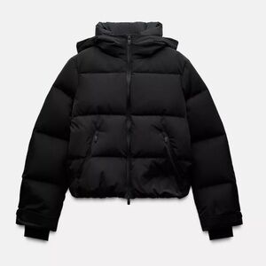 Zara down ski jacket